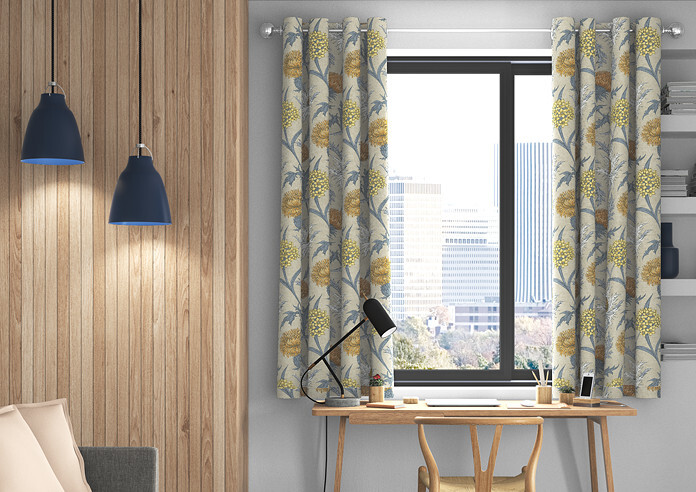Acanthium, Ochre - Made to Measure Curtains - Image 3